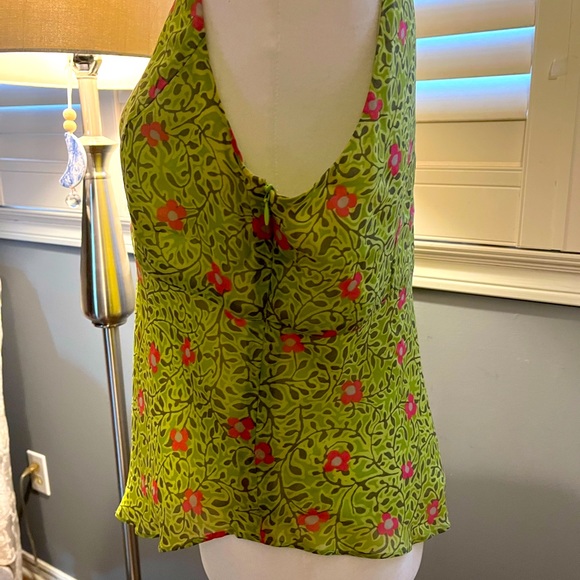 Elegant casual size 12 Sigrid Olsen sleeveless blouse - Picture 7 of 7